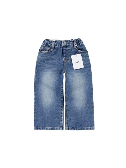 Little Foxx – Fall Wide Denim Pants