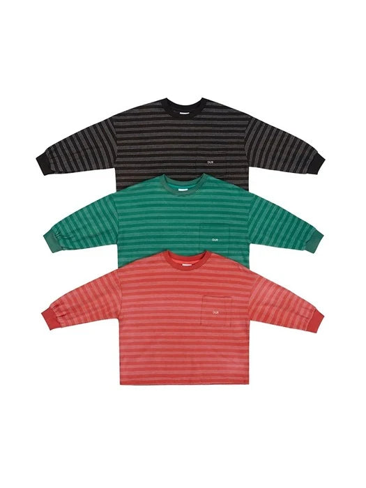Little Foxx – Faded Striped Tee