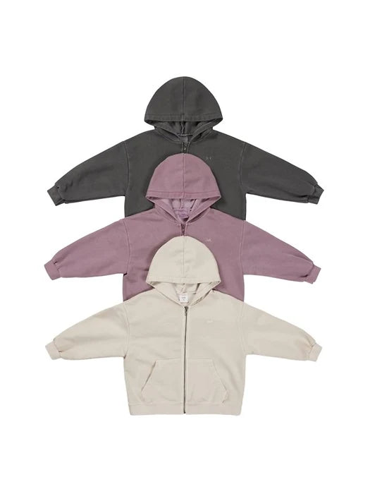 Little Foxx – Work Pigment Hooded Zip-up