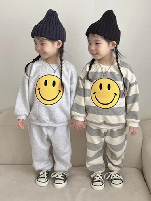 Little Foxx – Big Smile Embroidered Top &amp;amp; Bottom Set