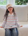 Little Foxx – Milky Stripe Collar Tee