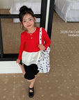 Little Foxx – Eyelet Tulip Layered Tee