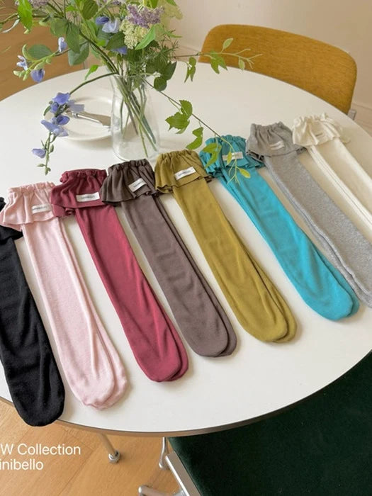Little Foxx – Pintuck Frill Socks