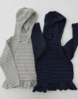 Little Foxx – B Flowy Hooded Turtleneck Tee