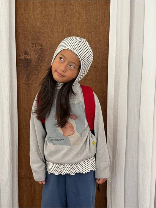 Little Foxx – Flowy Hooded Turtleneck Tee