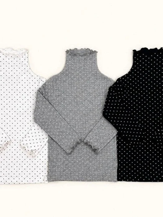 Little Foxx – Dot Turtleneck Tee