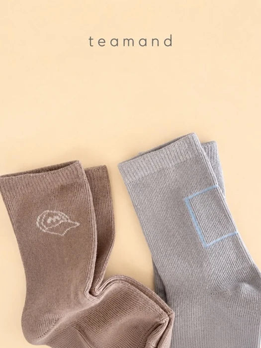 Little Foxx – Drawing Sock Set Mom Couple