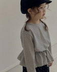 Little Foxx – Striped Ruched Tee