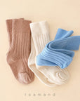 Little Foxx – Ribbed Cream Cheese Sock Set  Mom Couple