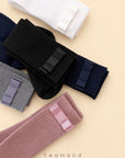 Little Foxx – Ribbon Ribbed Knee Socks