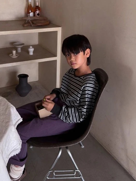 Little Foxx – Striped Raglan Tee