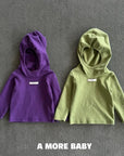 Little Foxx – Eggplant Hooded Tee