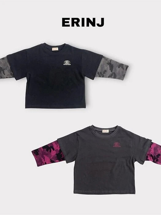 Little Foxx – Camo Layered Tee