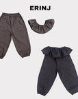 Little Foxx – Check Frill Pants Set