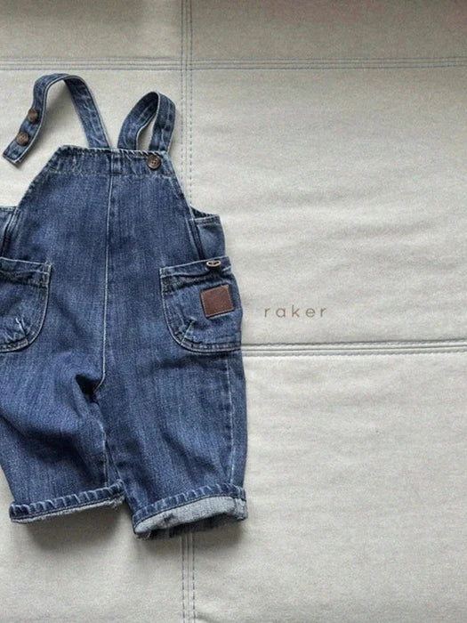 Little Foxx – Cargo String Overalls