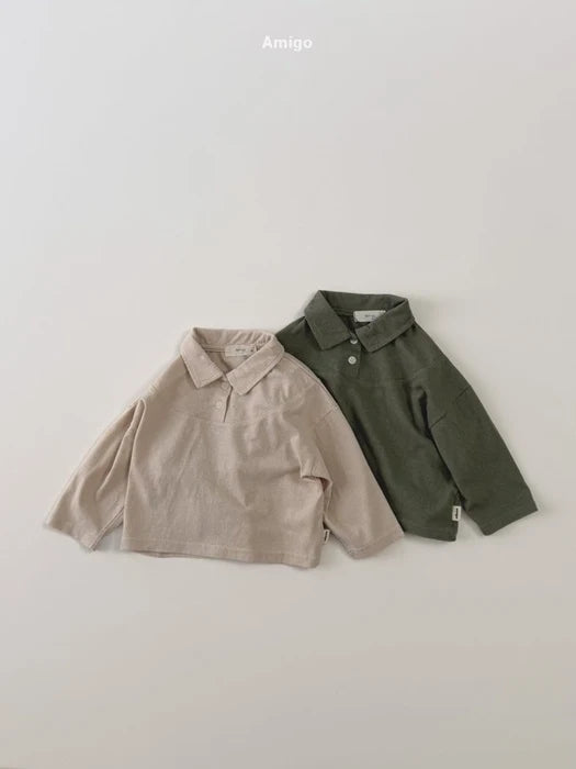 Little Foxx – Slit Collar Tee