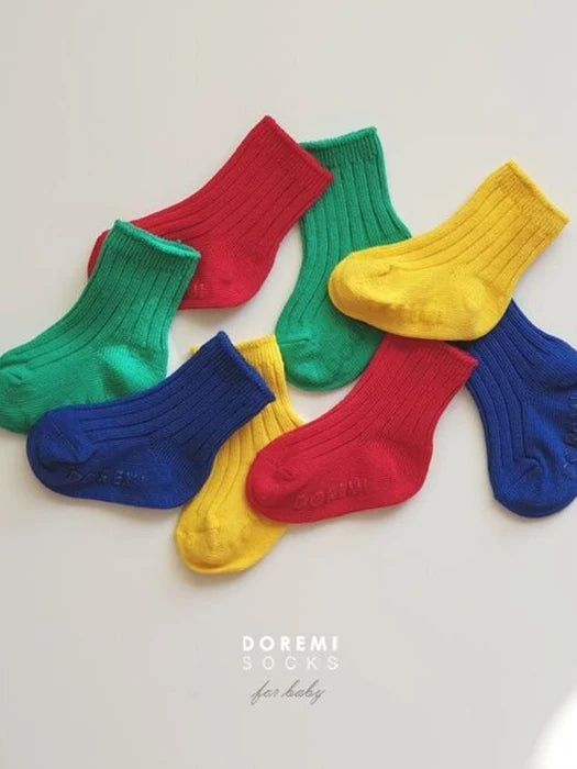 Little Foxx – Traffic Light Ribbed Sock Set