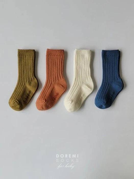 Little Foxx – Olive Ribbed Sock Set