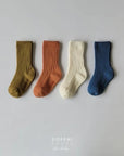Little Foxx – Olive Ribbed Sock Set