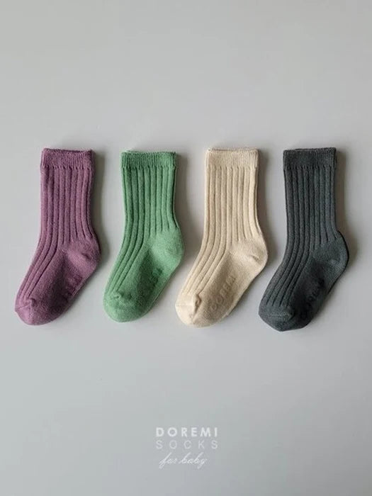 Little Foxx – Macaron Ribbed Sock Set