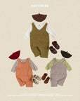 Little Foxx – Scone Knit Overalls