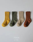 Little Foxx – Maple Ribbed Socks