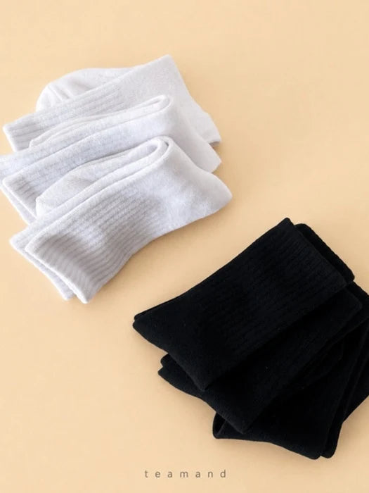 Little Foxx – Solid Crew Sock Set