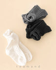 Little Foxx – Ribbed Plain Sock Set Mom Couple
