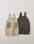 Little Foxx – Corduroy Contrast Overalls