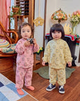 Little Foxx – Little Palm Waffle Anorak Top & Bottom Set