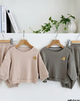 Little Foxx – Baby Lion Waffle Top & Bottom Set