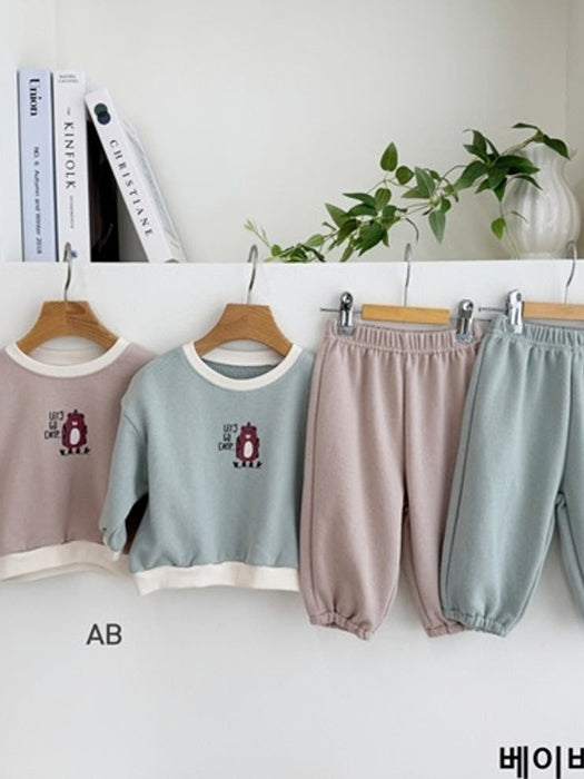 Little Foxx – Baby Camping Bear Top &amp; Bottom Set