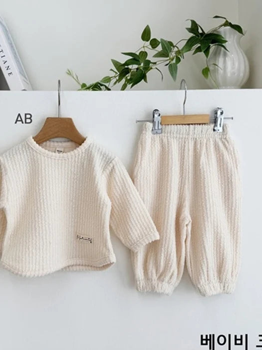 Little Foxx – Baby Creamy Binding Top &amp; Bottom Set