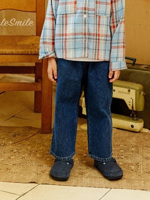 Little Foxx – Denim Ribbed Pants