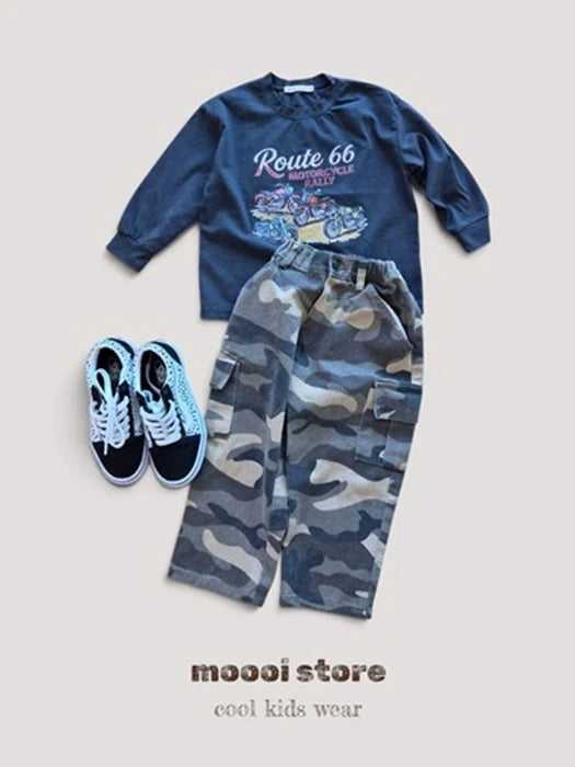 Little Foxx – Camo Cargo Pants