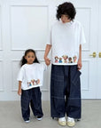 Little Foxx – Unbal Pocket Cargo (Indigo) Pants Mom