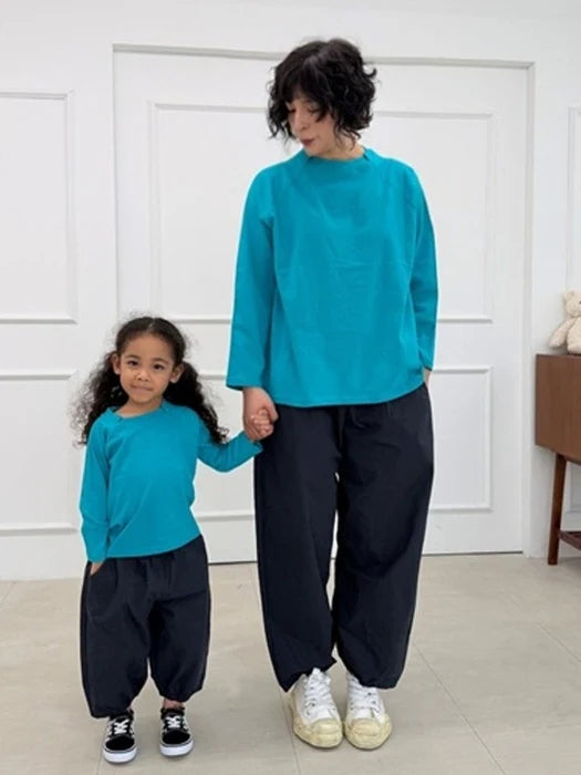 Little Foxx – Half Banding (Navy) Pants Mom