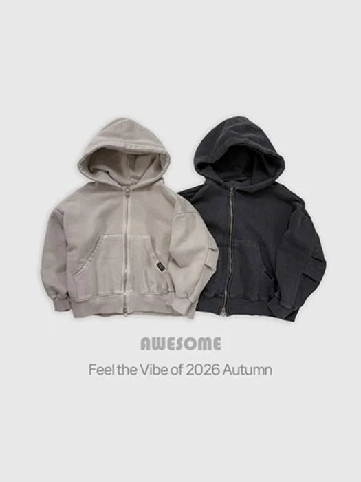 Little Foxx – Pigment Hooded Zip-Up Jacket