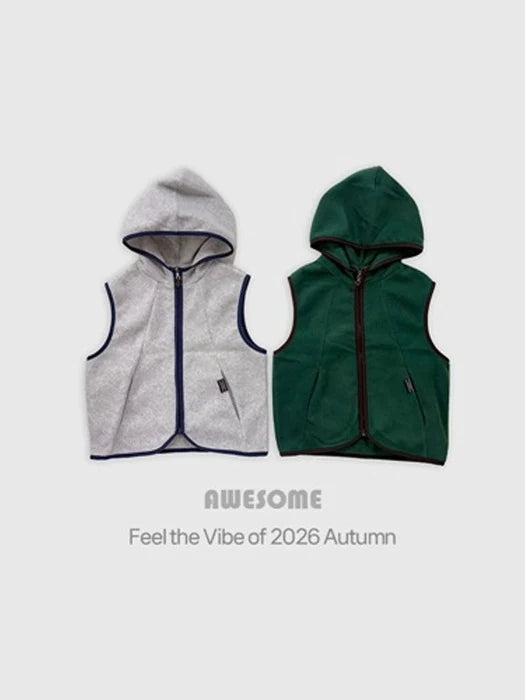 Little Foxx – Fleece Hooded Vest