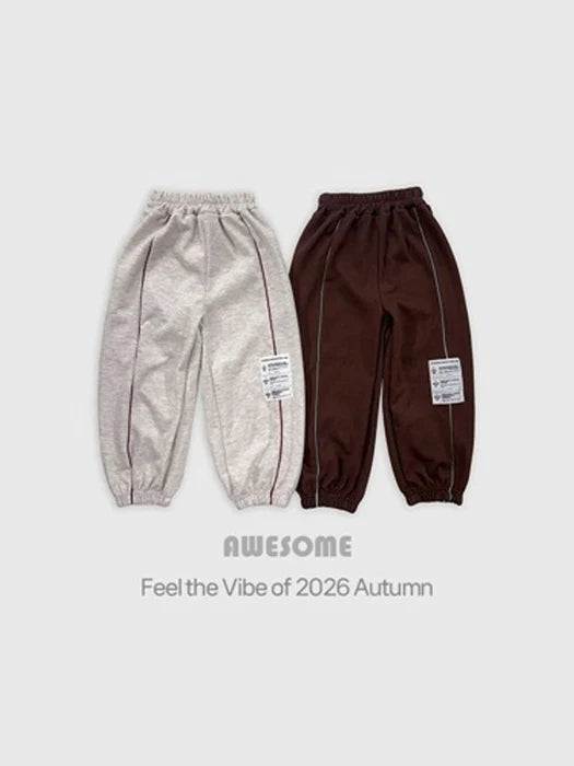 Little Foxx – Colorblock Piping Jogger Pants