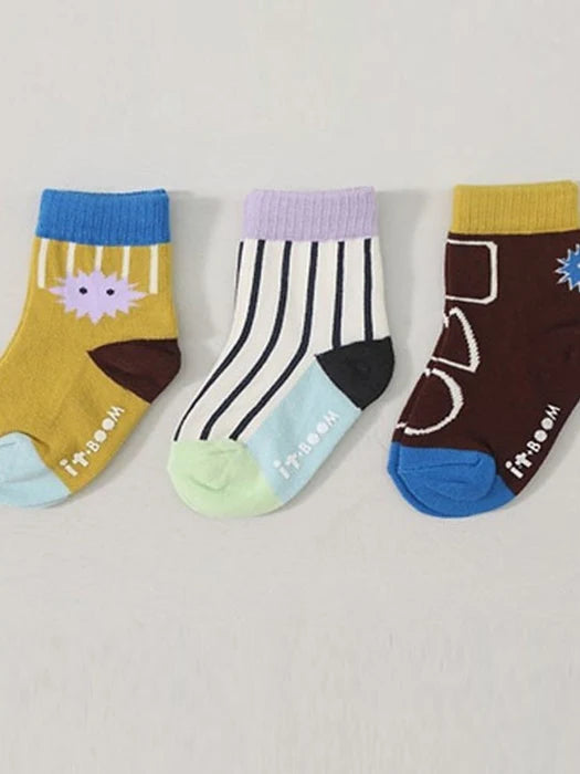 Little Foxx – Printed Socks Set A (Set of 3)