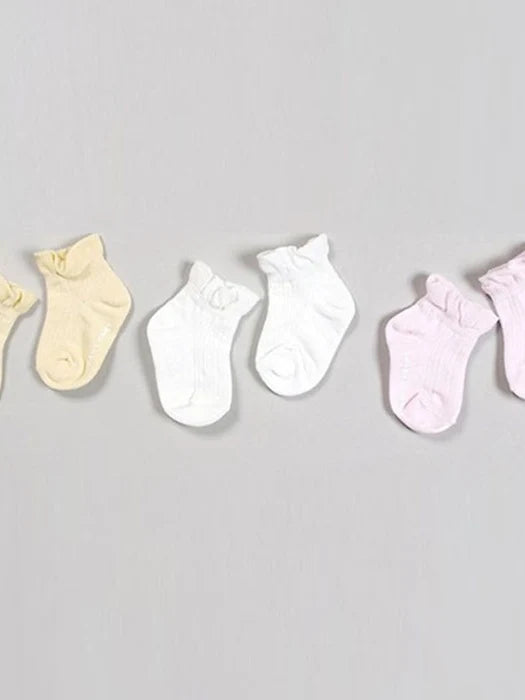 Little Foxx – Ruffle Sneakers Socks (Set of 3)