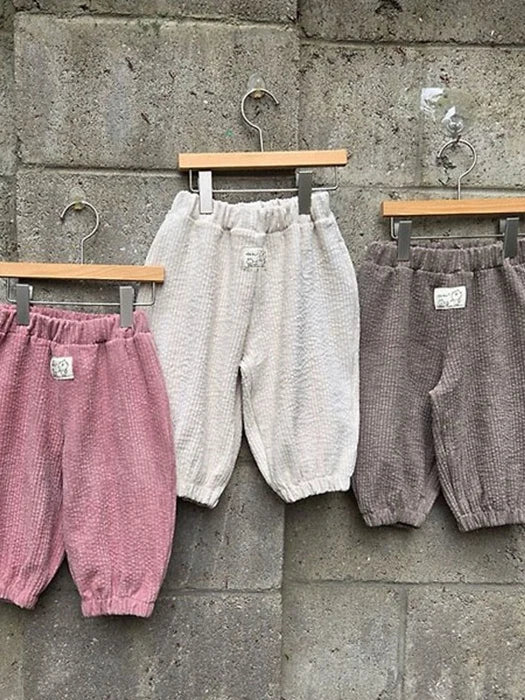 Little Foxx – Wide Ribbed Banded Pants