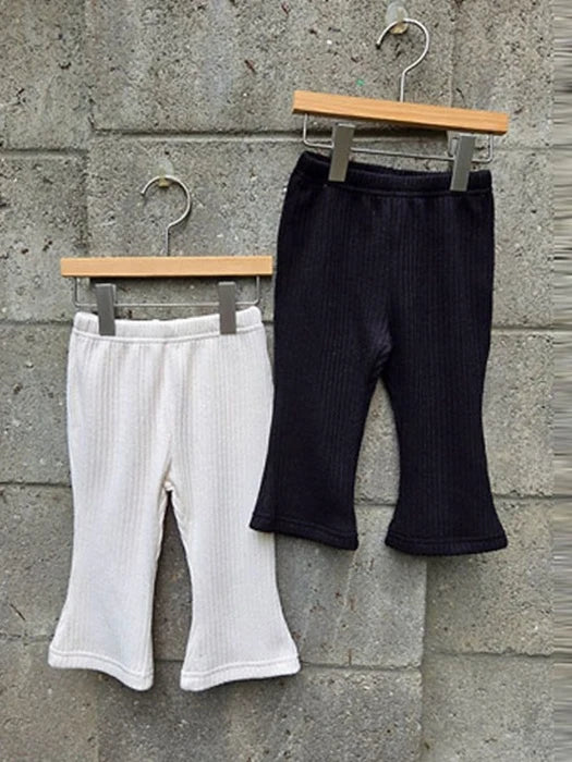 Little Foxx – Ribbed Flare Pants