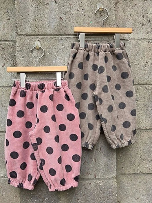 Little Foxx – Big Dot Banded Pants