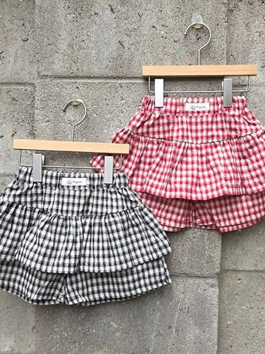 Little Foxx – Check Skirt Pants