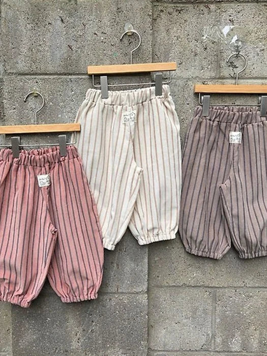 Little Foxx – Striped Banded Pants