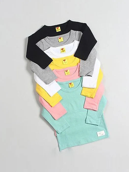 Little Foxx – Heart Color Long Sleeve Tee (S~2XL)