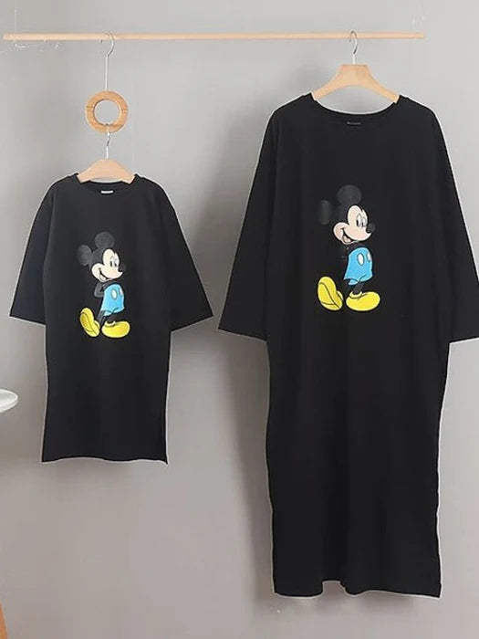 Little Foxx – MM Long Split Dress (Mom Couple Look) (S~2XL)