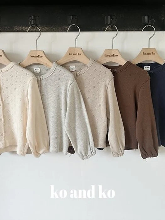 Little Foxx – Eyelet Cardigan